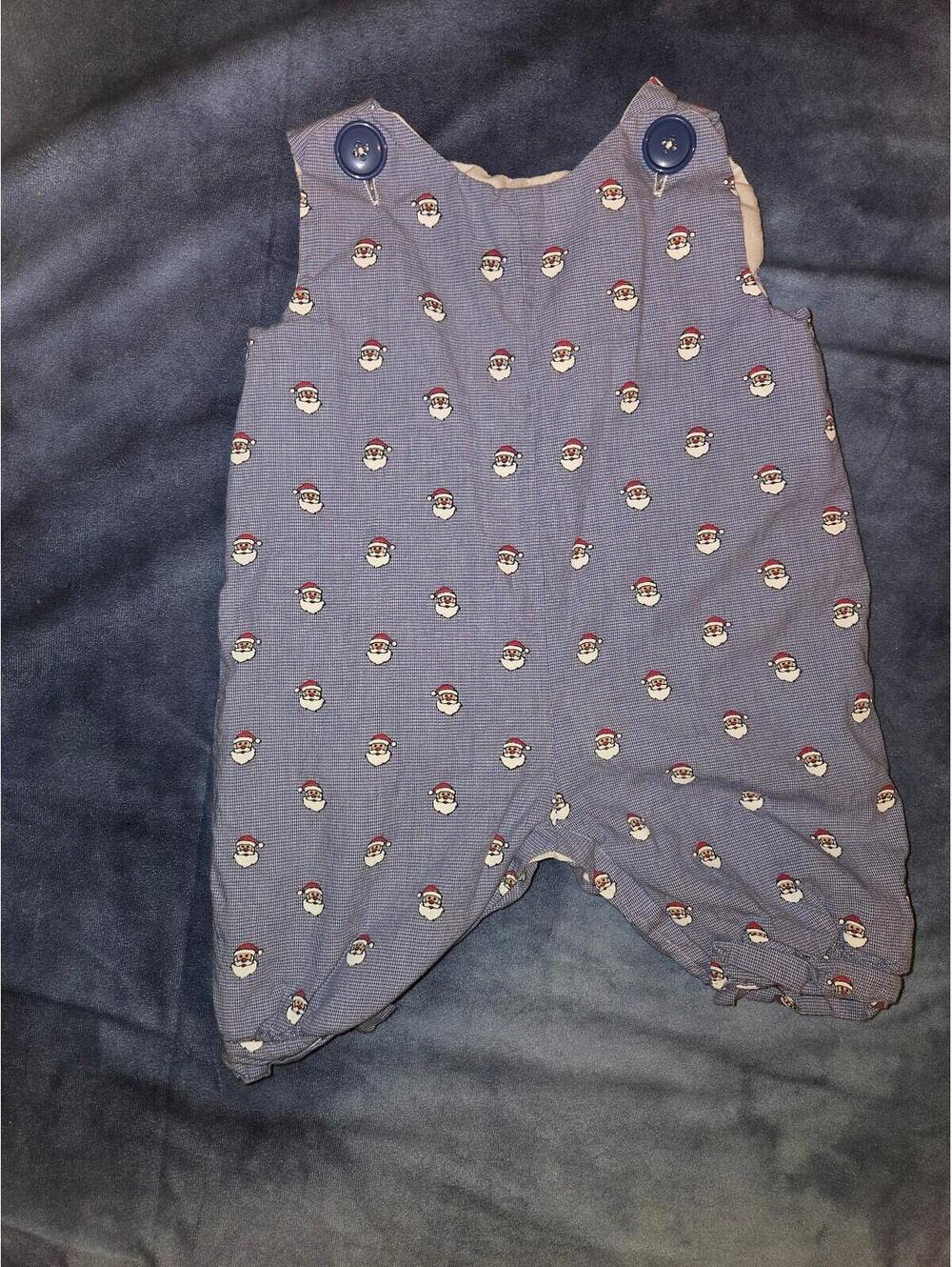 Handmade Santa christmas romper